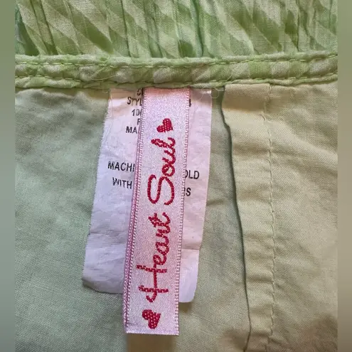 Heart soul Y2K Fairy Skirt Embroidered  100% Cotton Girl Juniors Size 9 Stripes