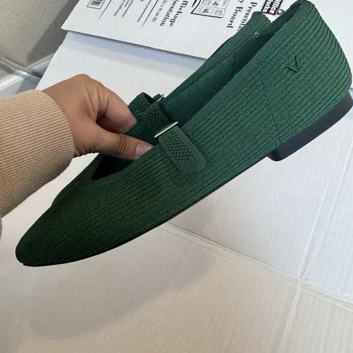 Vivaia Margot Mary Jane Flats Forest Green Womens 42 Comfort Shoes Fall Winter Size 11