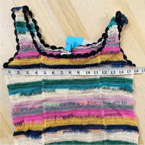 NEW Tach stripe knit dress Pink Size L