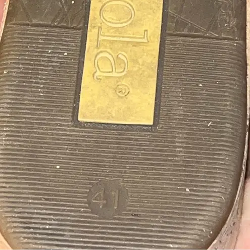 Bussola Mansfield Mavis Brown Leather Wedges 10 or 41 Size 10.5