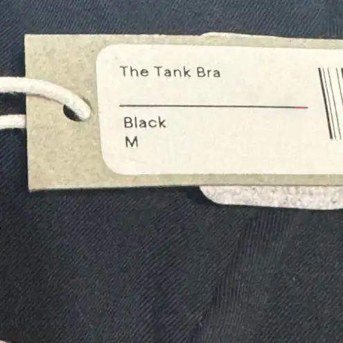 Everlane  Bra Women's Medium NWT Simple Basic Cotton Tank Bra Black