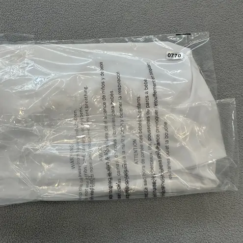 NWT Your Favorite Pacsun Tube Top S Women White Sleeveless Ruched Cropped Blouse