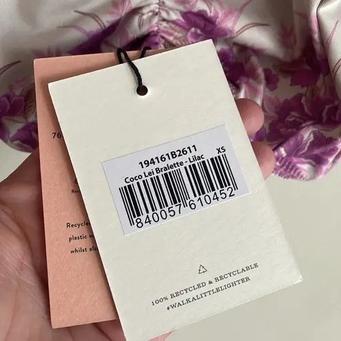 SPELL & THE GYPSY Coco Lei Bralette Lilac Purple Size XS