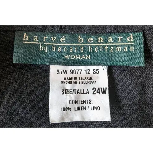 Harvé Benard Vintage harve benard by benard holtzman Blouse Shirt Women's 12 Italian Linen