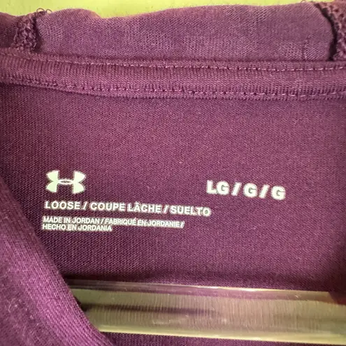 Under Armour Essential Crop Burnout Hoodie