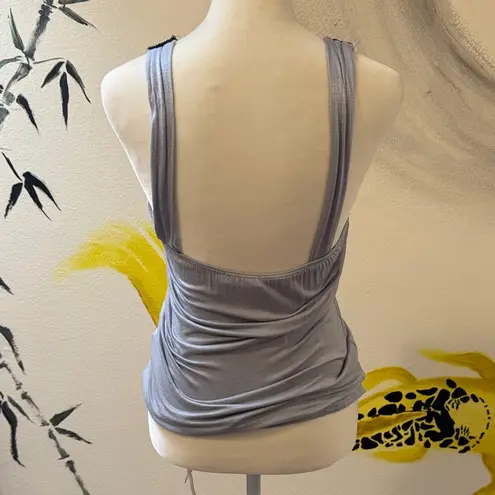 Body Central Embellished Gray Women's Top