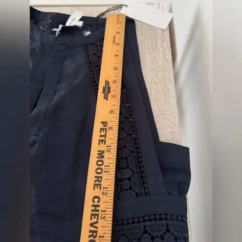 Reiss Rhona Embroidered Mini Dress Navy Linen Blend Cocktail Old Money NWT Sz 6