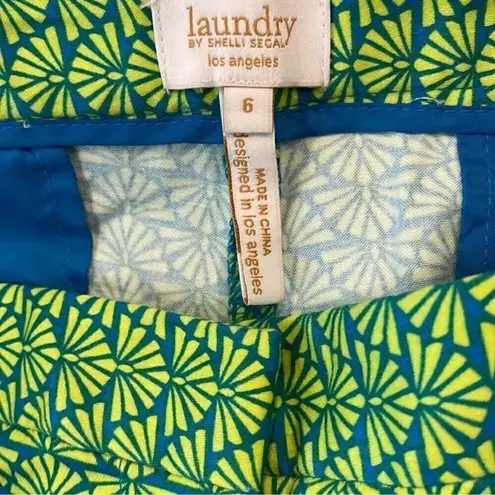 Laundry by Shelli Segal  Green Blue Shorts