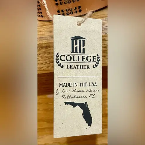 Florida State Seminoles FSU Handcrafted Leather Cuff Bracelet