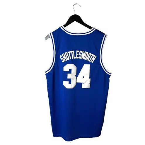 He Got Game Movie Shuttlesworth Lincoln Movie Jersey Blue White XL Extra Large