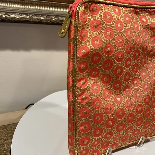 Stephanie Johnson Pink and Gold iPad Tablet Sleeve Like New