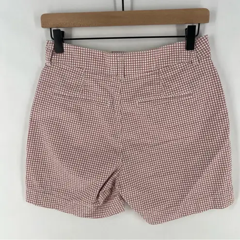 Old Navy  Everyday Short Size 0 High Rise Stretch Cotton‎ Gingham Check Midi