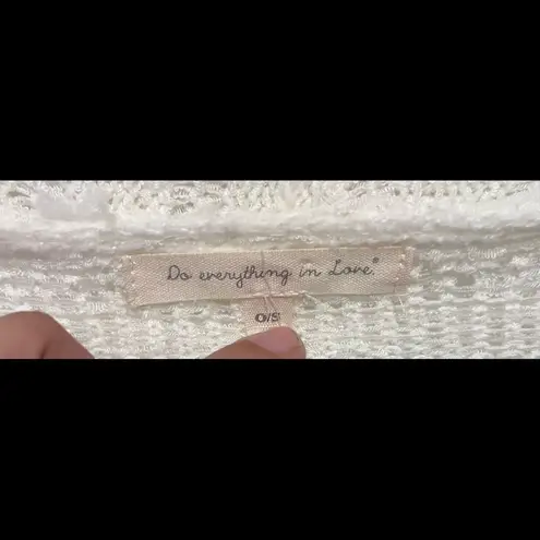 Do Everything In Love  cream cardigan one size