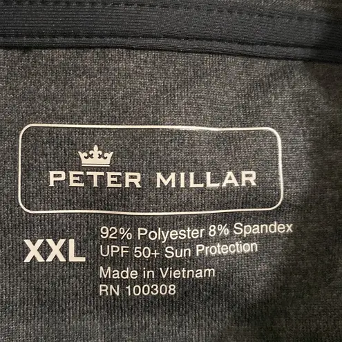 Peter Millar  Mélange Raglan-Sleeve Perth Performance Quarter-Zip size XXL