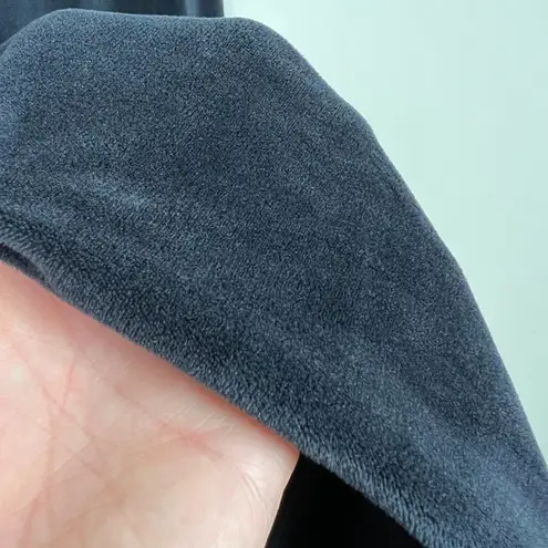 Coolibar Beach Velour Pants Women Small Black Pull On Drawstring UPF 50 Wide Leg