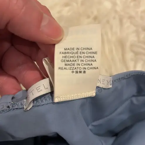 Stella McCartney Infinity Blue One Piece Wrap Swimsuit