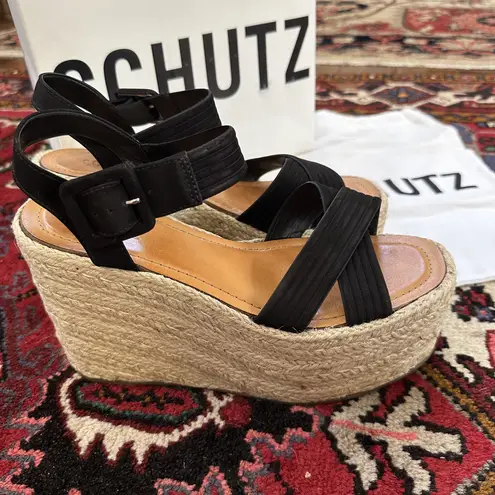 Schutz Brand New Platform Espadrille Sandals
