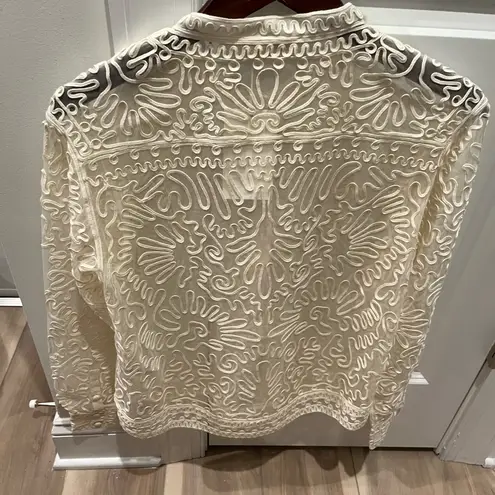 Ulla Johnson NWT Esme Blouse Top Ivory 4