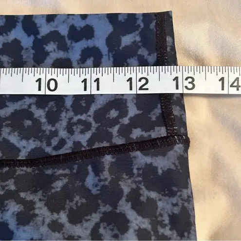 Zyia  Active Butt Scrunch 7/8 High Rise Leggings Blue Stone Leopard Women’s 6-8