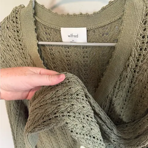 Wilfred Aritzia Women's Cardigan Green Size undefined