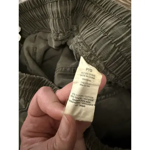 GARAGE Cargo Jogger Pants Women S Green Tapered Activewear Casual