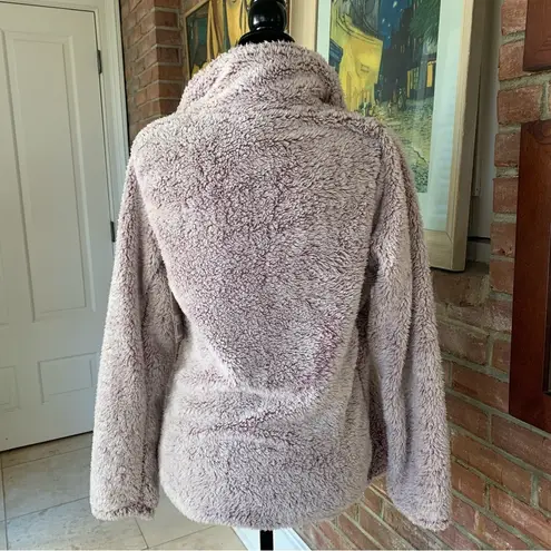 Balance Collection  Dusky Orchid Super Soft Sherpa Fleece Stretch Pullover M