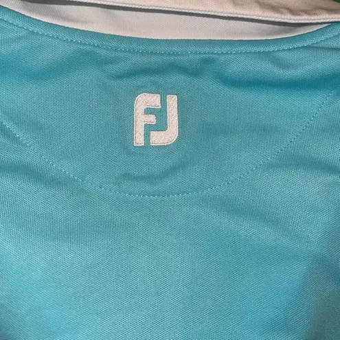 FootJoy Women’s Blue and White Polo Shirt size XS