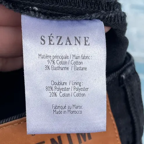 Sézane Sezane black cropped jeans size 28