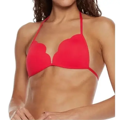 Seafolly New. red petal edge bikini set. USA 10. Retails $179