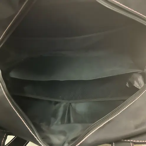 Mary Kay Black Textured Fabric Tote Bag with Wide Base