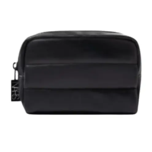 NARS Black Puffer Pouch – Brand New | Nylon Makeup Bag | Travel Cosmetic Case