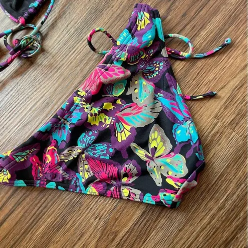 Victoria's Secret Vtg Y2K Victoria’s Secret Butterfly Bikini Set String Tie Sz XS