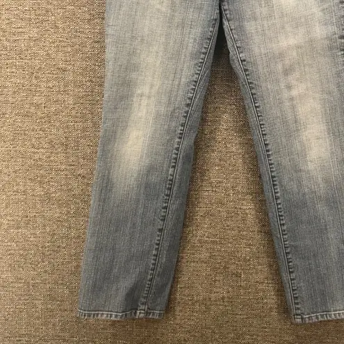 Chico's Straight Leg Jeans Blue 12 Or 2