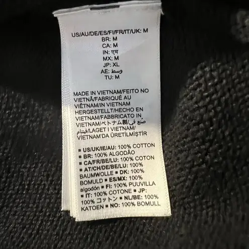 Daily Ritual Womens Knit Sweater M Black Long Sleeve Pullover Preppy Casual Size M