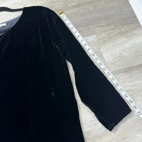 CP Shades Free People X Black Velvet Bridget Long Sleeve Mini Dress Size Small