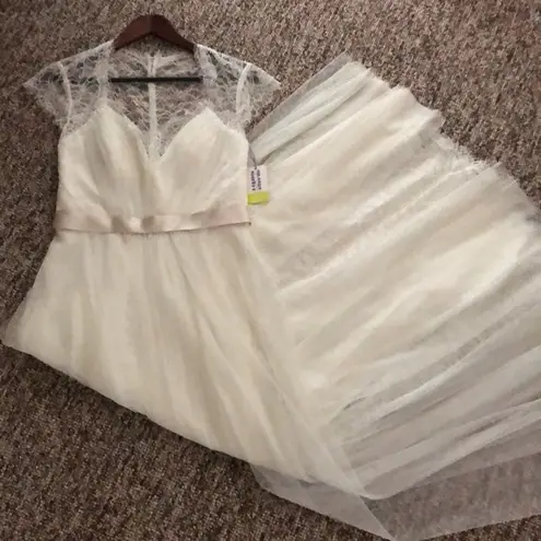 NWT Encore by Watters gown White Size 8