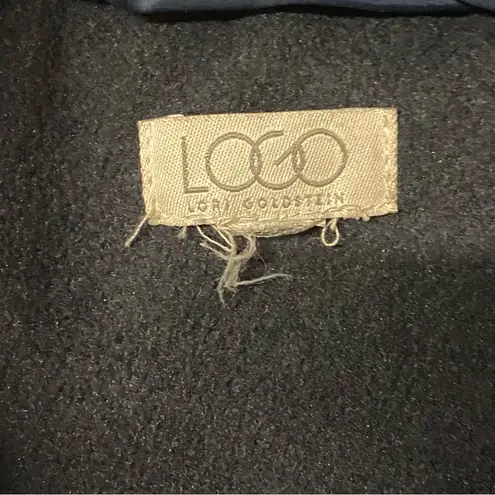 LOGO By Lori Goldstein LOGO Lori Goldstein Coat Women Size 3X Blue Quilted Long Full Zip Hooded Jacket