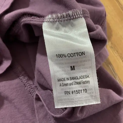 Peloton Studio Scoop Tank Top Purple Logo Athletic Workout Women's Size M