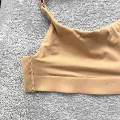 Soma Enbliss Wireless Bra 42DD Nude Beige Lace Smooth Lift Comfort No-Wire