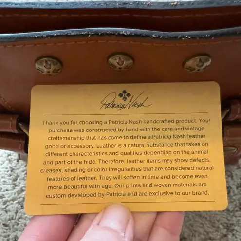 Patricia Nash NWOT Gava Tote in Tan Italian Leather