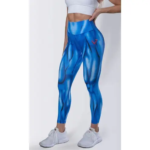 VTC Violate the Dress code superhero leggings size small new with tags Blue