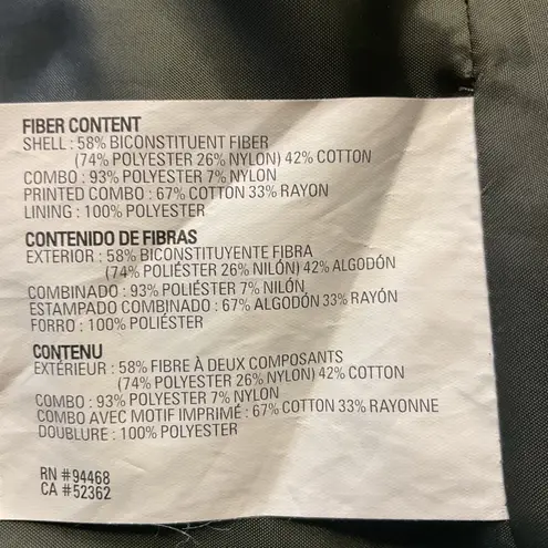 Braetan Hooded Anorak Jacket Olive Green Utility Lightweight Rain Coat Size L Size L