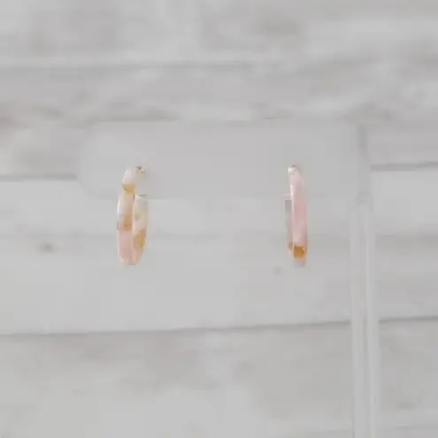 Vintage Stud Earrings Retro Multi Tone Hoops