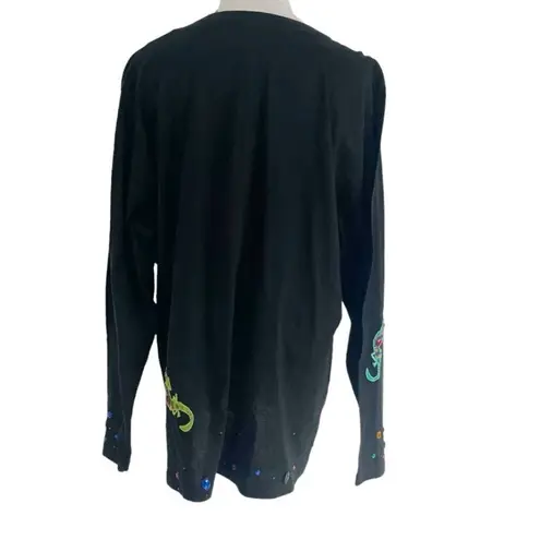 NEW Michael Simon Lite Size 2X Top Blouse Sweater Cardigan Button Up Art to Wear - Image 4