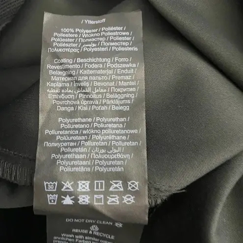 VERO MODA Curve Faux Leather Pantalegging Black