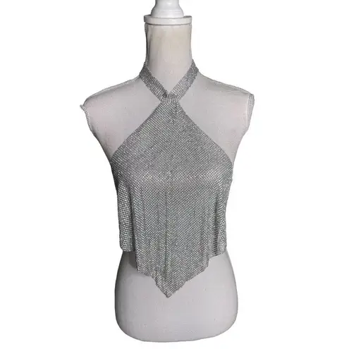 8 Other Reasons Chain Top Silver Womens Size OS