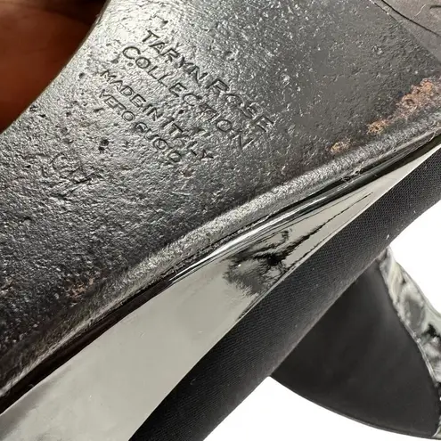 Taryn Rose Women's Camila Demi-Wedge Patent Leather Booties