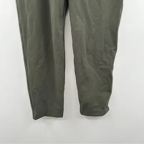 Babaton The Group Weekender High Rise Pull-On Ankle Pants in Olive Green Sz XS