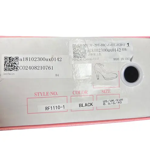 Allegra K NEW Mary Jane Pumps Women 8.5 Round Toe Stiletto Heels Career Dress