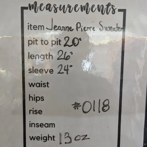 Jeanne pierre Women's Jeanne Pierre White Eyelet Open Knit Sweater Size Large Long Sleeve